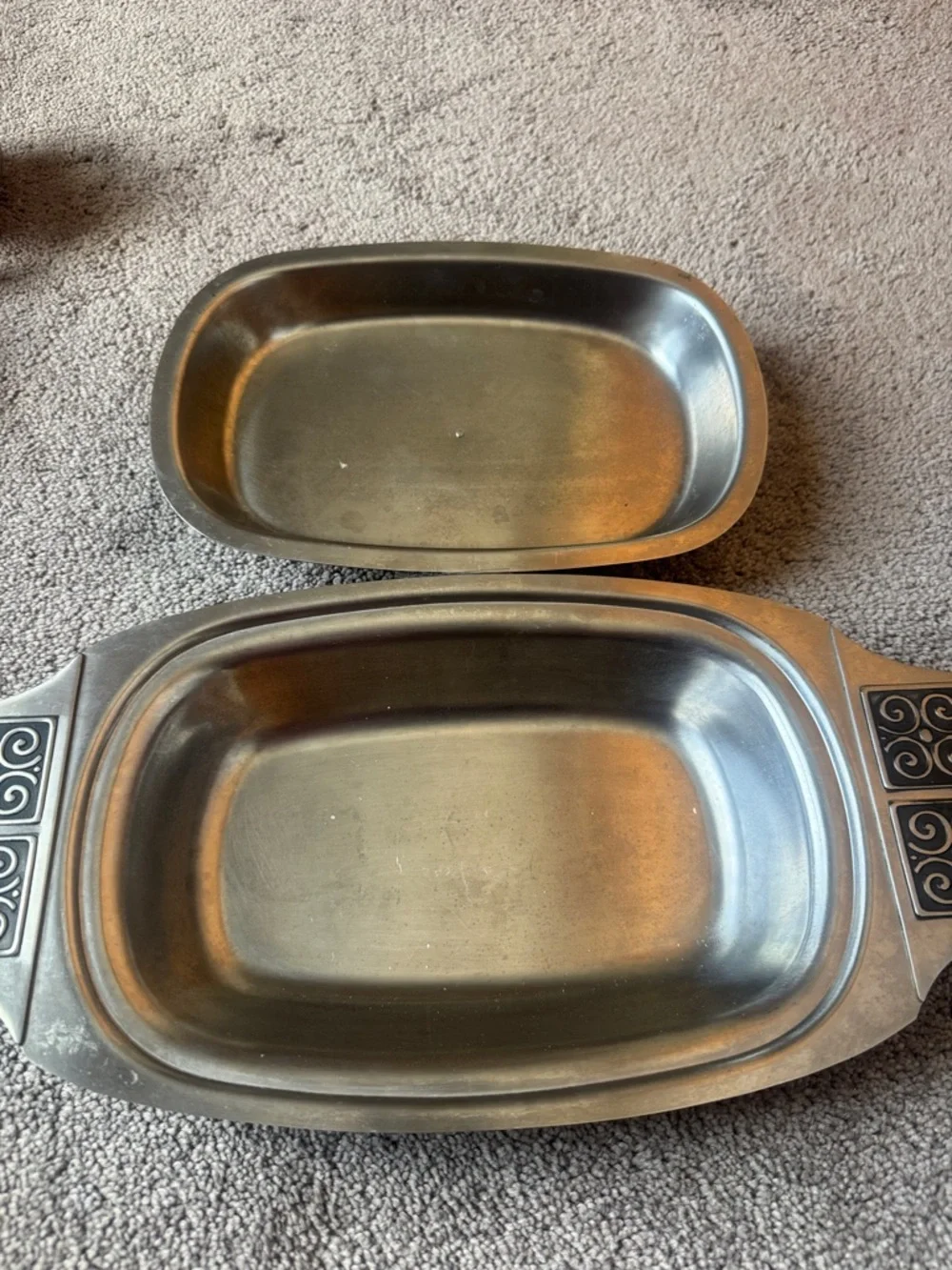 Rogers-Insilco Fashion & International Decorator Vintage Stainless Serving Set